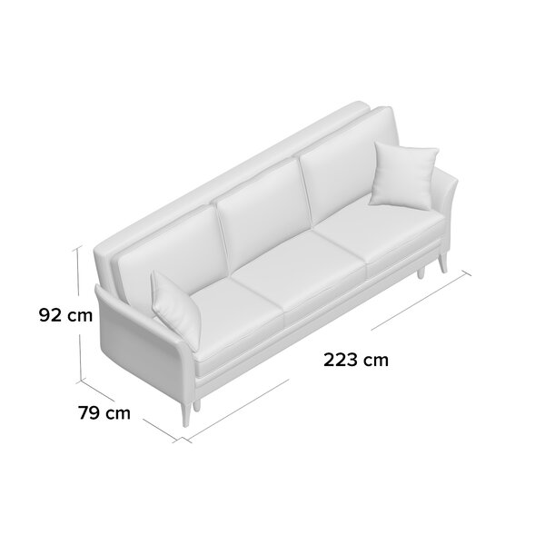 Three Posts Avildsen 3 Seater Fold Out Sofa Bed & Reviews | Wayfair.co.uk